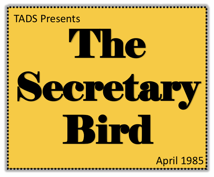 The Secretary Bird